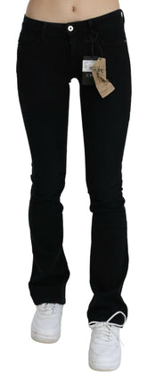Costume National Black Low Waist Skinny Denim Cotton Jeans -   -  Costume National.
